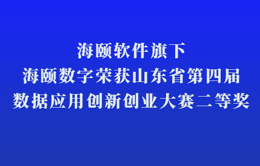东升国际软件旗下东升国际数字荣获山东省第四届数据应用立异创业大赛二等奖